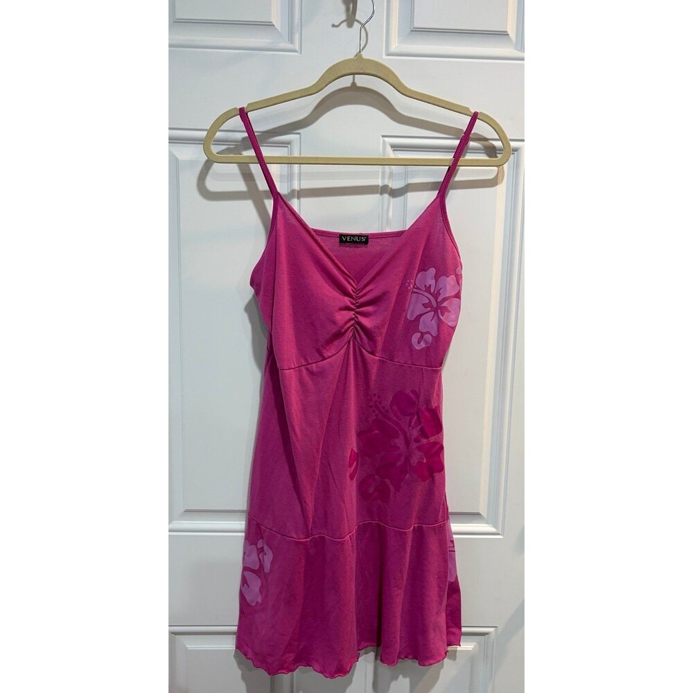 Women’s Pink Venus Hibiscus Sundress